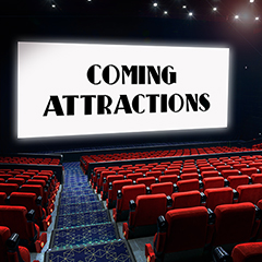 Coming Attractings on movie screen