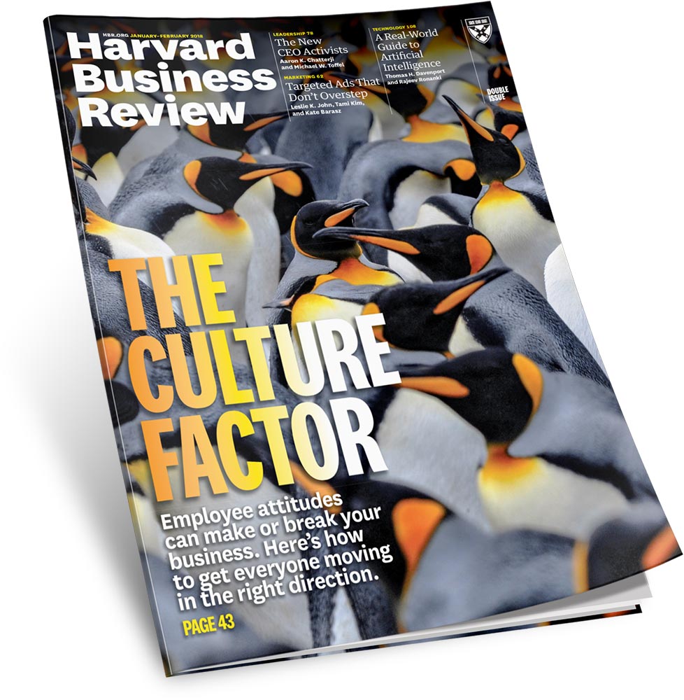 The Culture Factor cover from Harvard Business Review